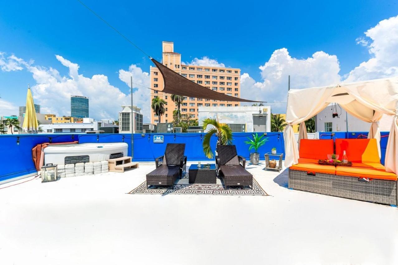 2Bedroom 2Bath Loft Exclusive Rooftop&Jacuzzi,1Block From Beach Miami Beach Exterior foto